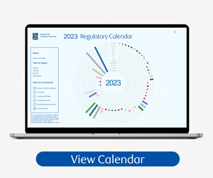 Screenshot of Regulatory Calendar