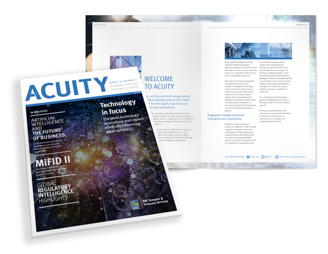 Acuity Magazine cover